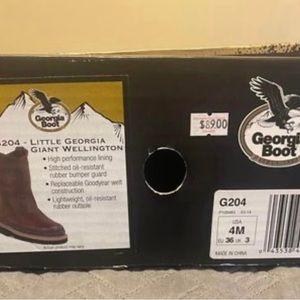 Brand new in the box boys Georgia boots size 4M
